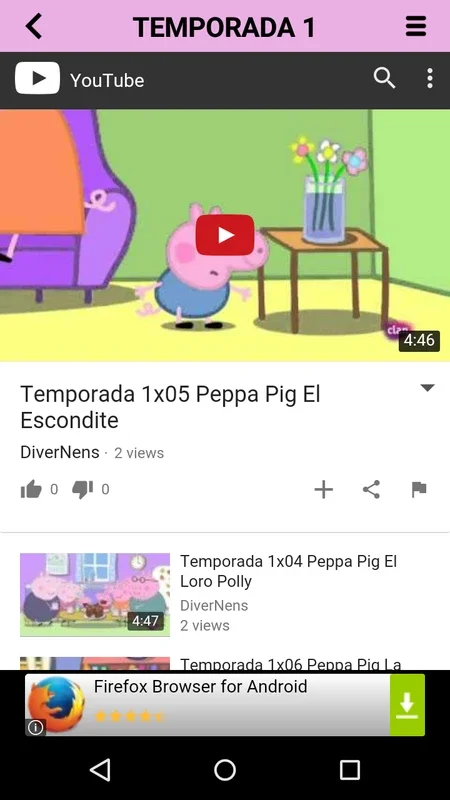 Vídeos Peppa Pig: Enjoy Peppa Pig on Your Android