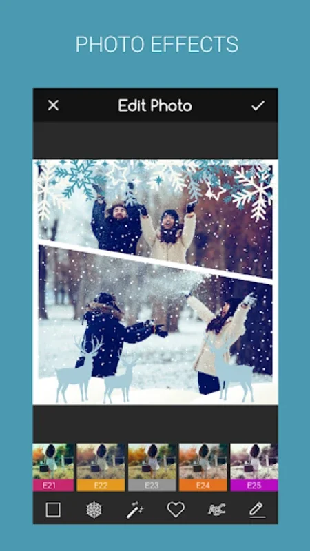 Christmas Grid for Android - Enhance Holiday Photos