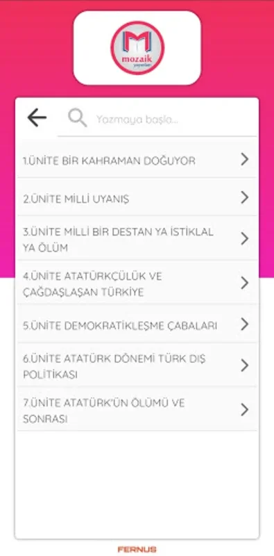 Mozaik Video Çözüm for Android - Enhance Learning