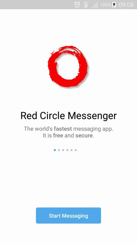 Red Circle Messenger for Android: Quick Text Sharing