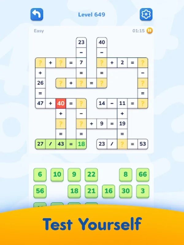 Math Crossword for Android: A Fun Math - Based Puzzle