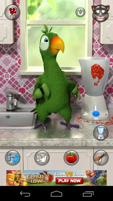 Talking Pierre on Android: An Entertaining Virtual Pet