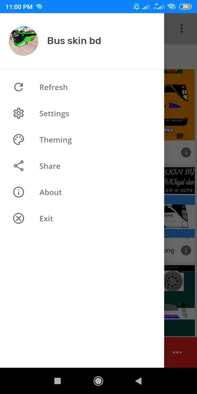Bus skin bd for Android - Customize Your Simulator