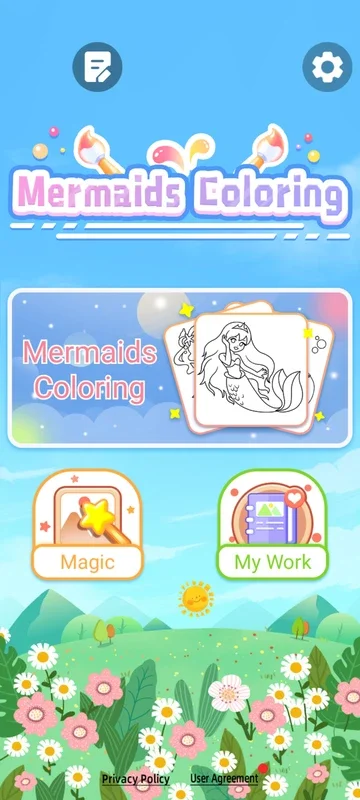 Mermaids Coloring for Android - Color Mermaid Drawings