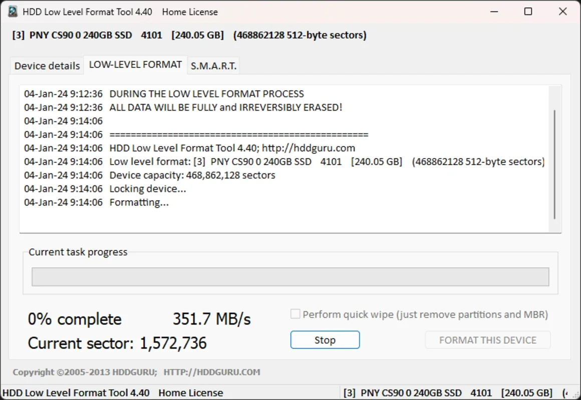 HDD Low Level Format Tool for Windows: Secure Data Erasure