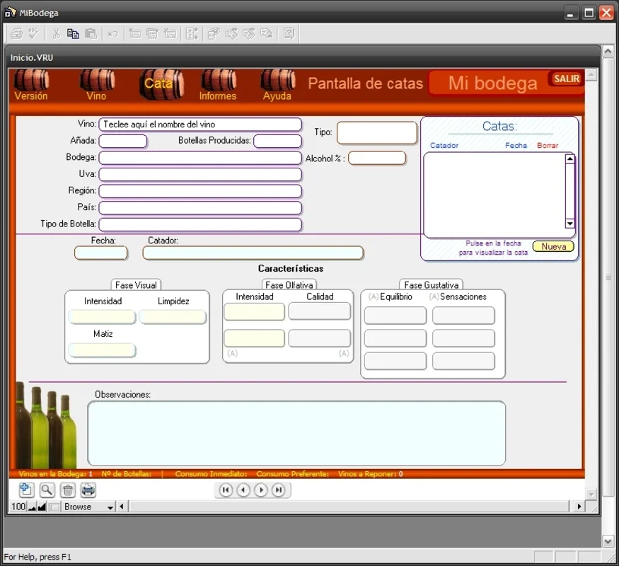 Mi Bodega for Windows - Manage Your Wine Collection