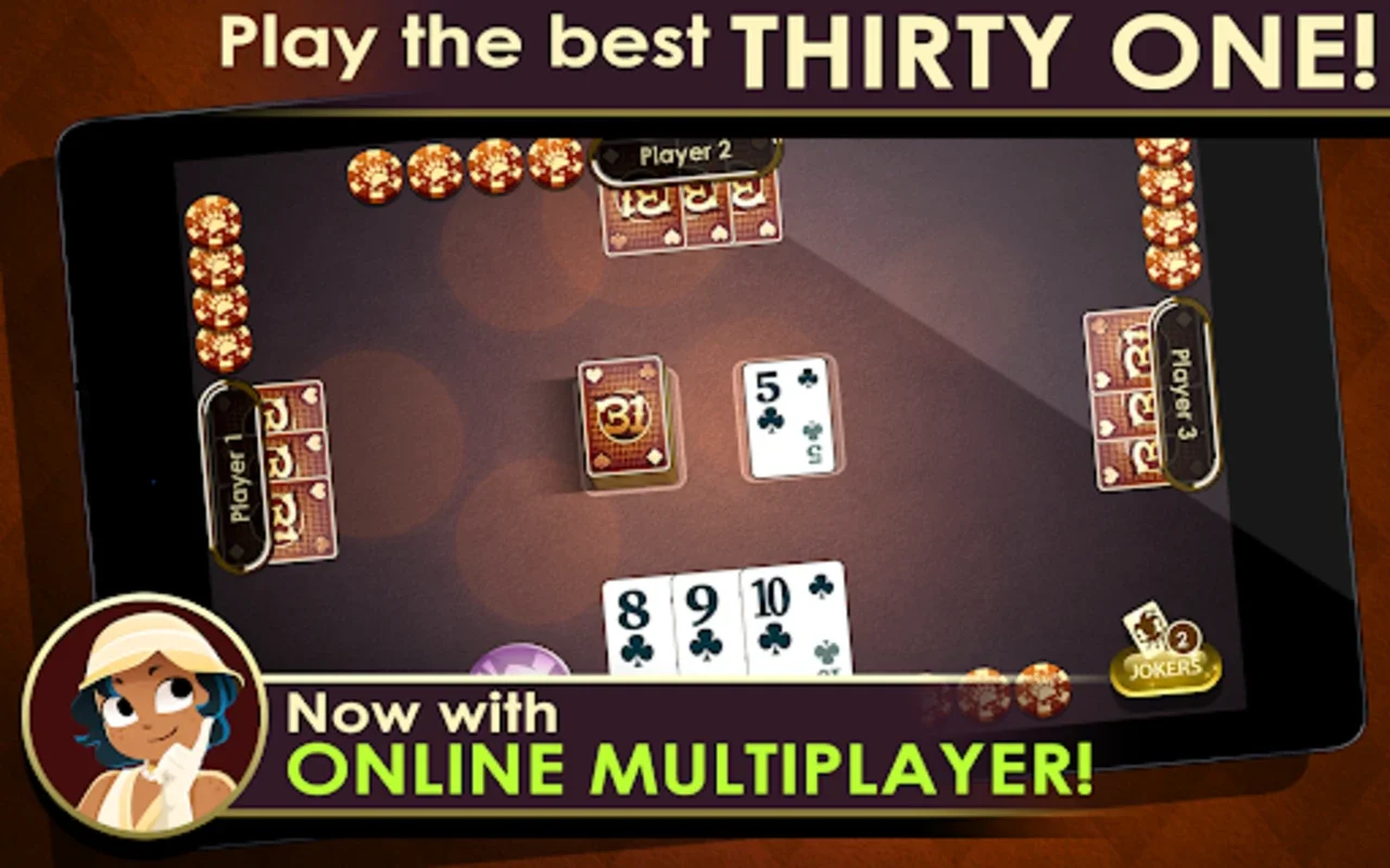 Thirty One for Android - Enjoy Online Card Games