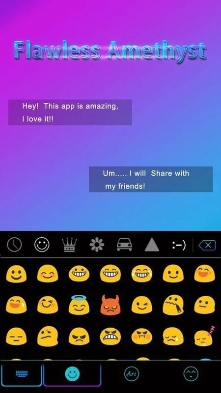 FlawlessAmethyst for Android - Enhance Typing Experience