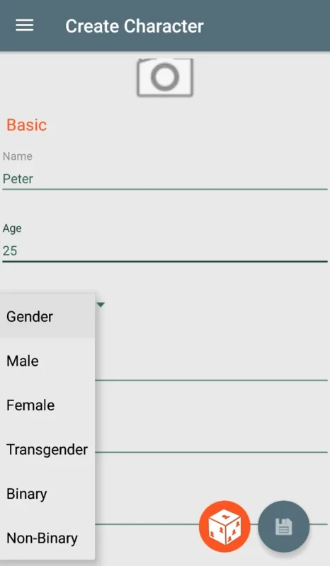 Character Generator: Develop Your Story Characters for Android