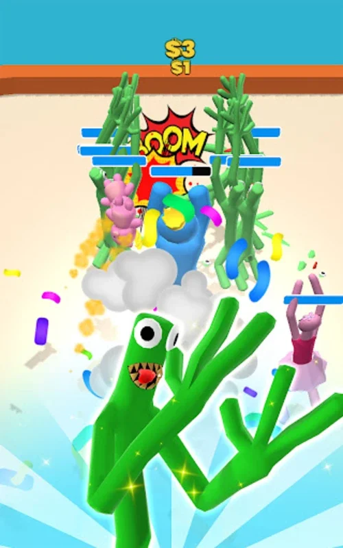 Merge Master: Rainbow Friends for Android - Strategic Combat