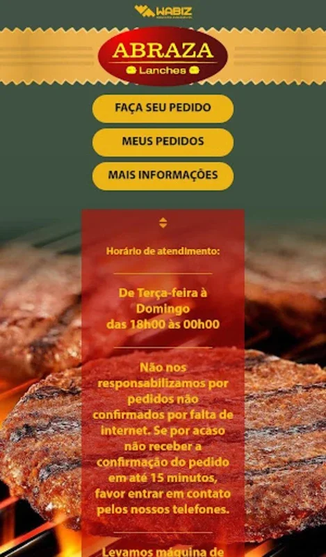 Abraza Lanches - Hambúrguer for Android: Order Gourmet Burgers