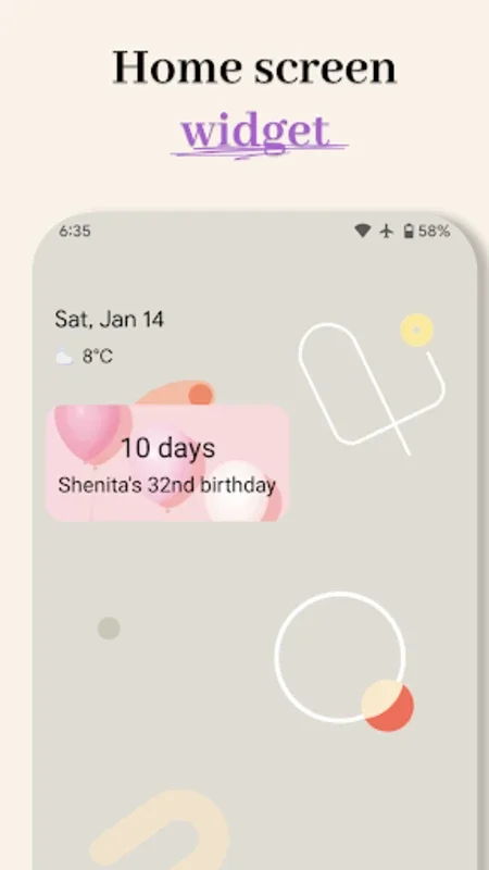 Days Until for Android: Simplify Event Countdowns