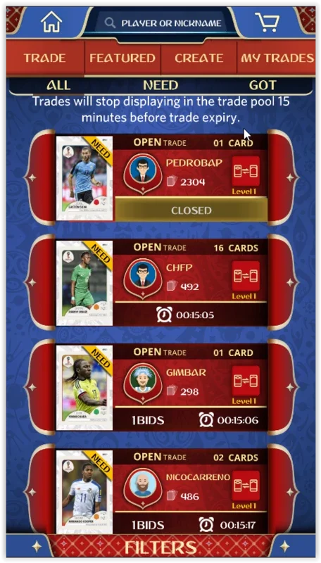 FIFA Trader by Panini for Android - Unbeatable Trading Experience