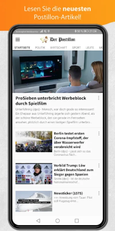 Der Postillon for Android - Satirical News Delight