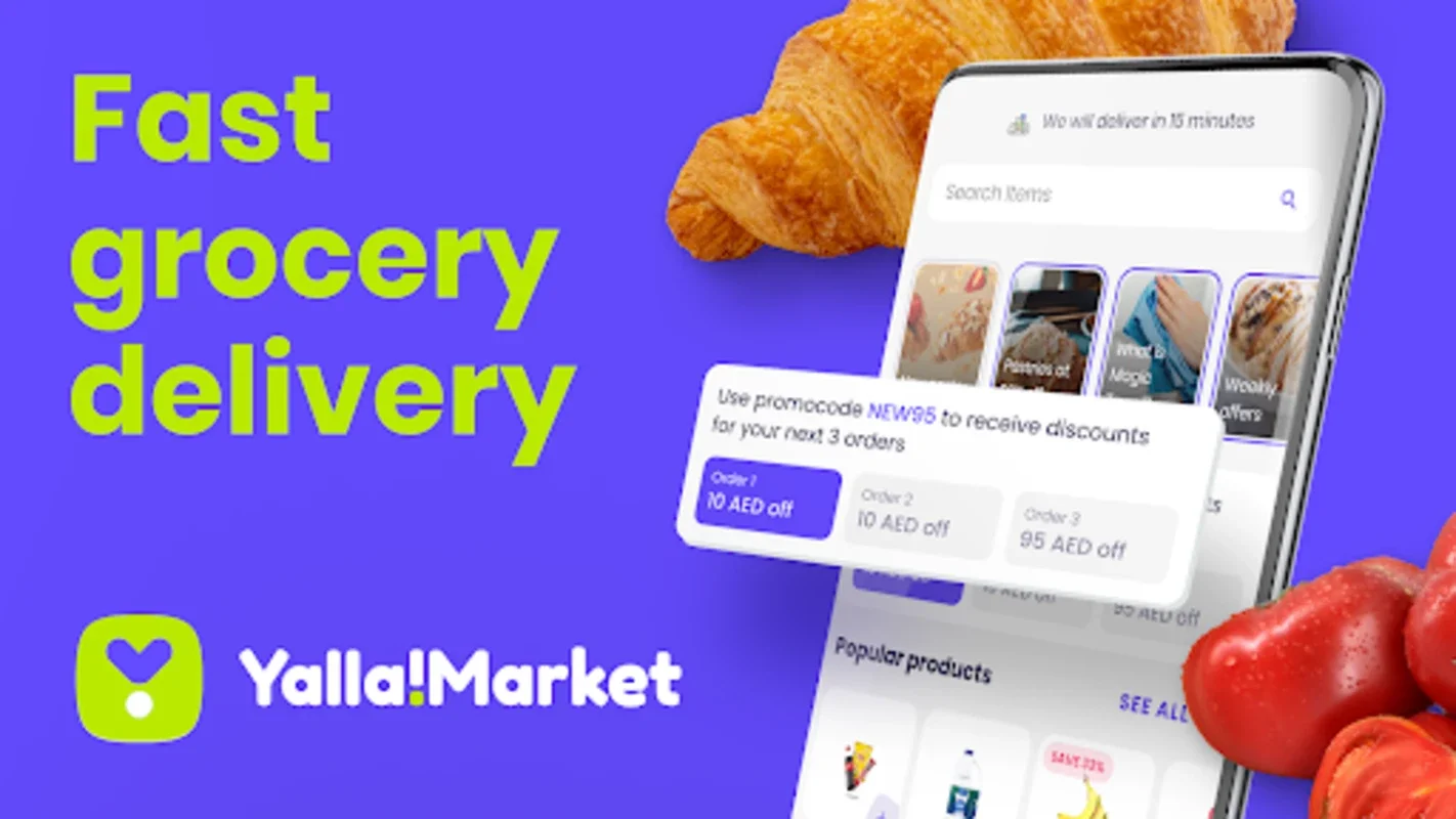 YallaMarket - Grocery delivery for Android - No need to download APK from AppHuts