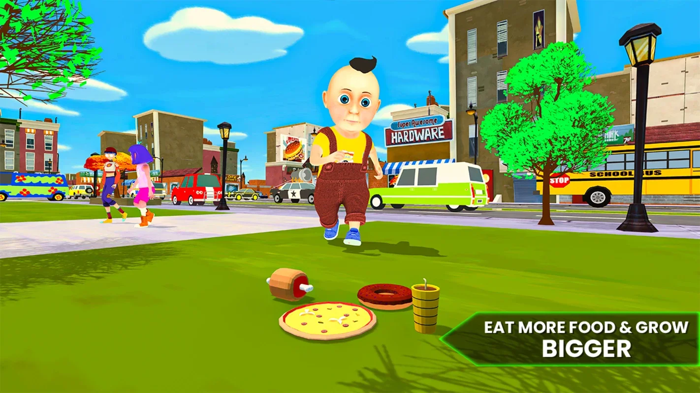 Hungry Baby Big Fat Simulator for Android - Fun Food Quest