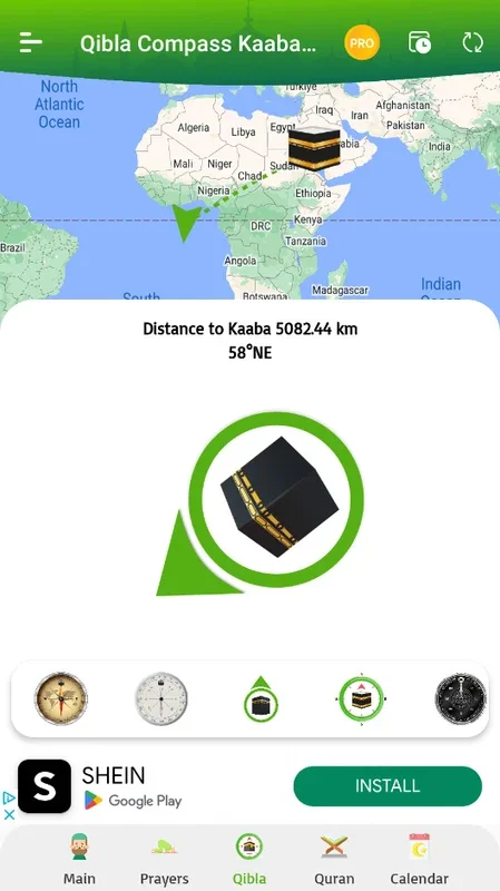 Qibla Compass Kaaba Direction for Android - No Downloading Required