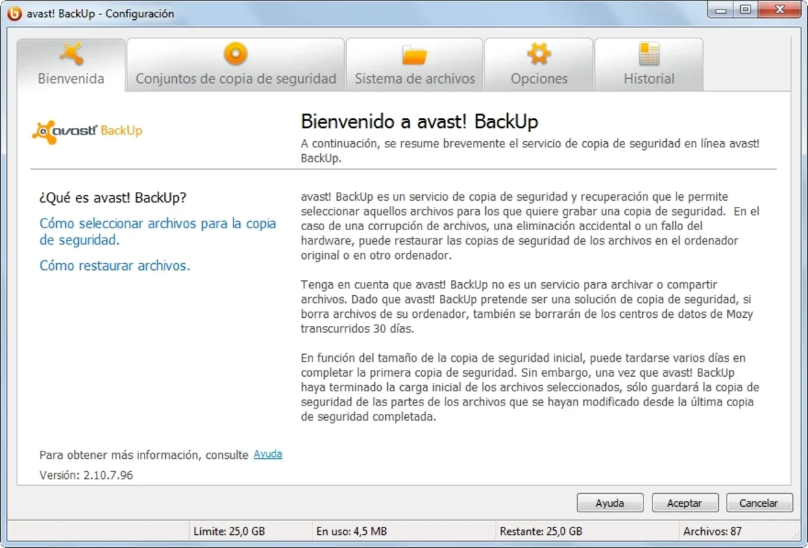 avast! BackUp for Windows - Secure Cloud Data Backup