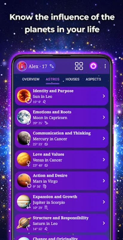 Birth Chart for Android - Unlock Astrological Insights