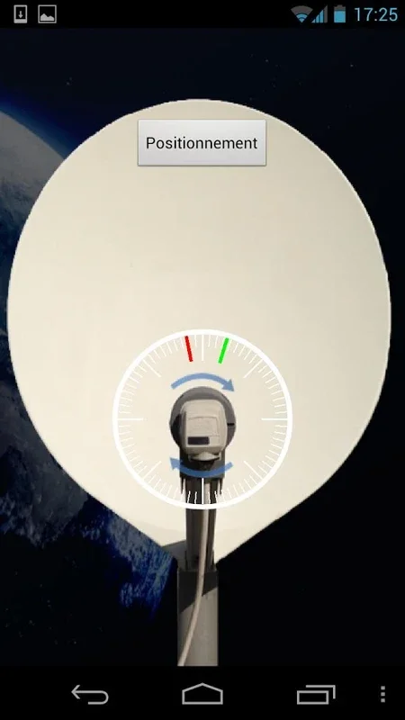 Eutelsat Satellite Finder for Android: Precise Alignment