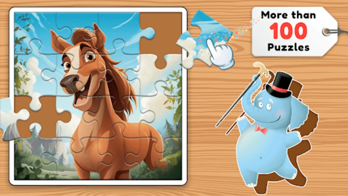 54 Animal Jigsaw Puzzles for Kids for Android - Engaging Puzzles