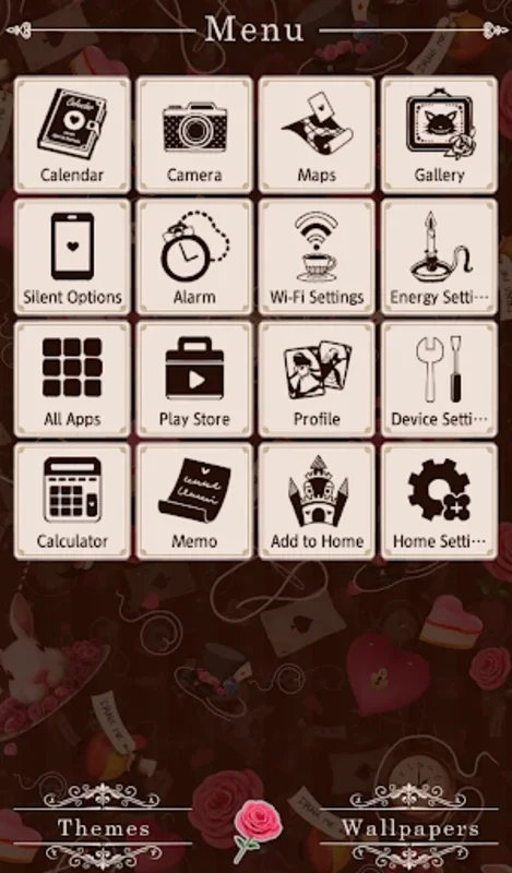 Dark Alice in Wonderland Theme for Android - Transform Your Interface