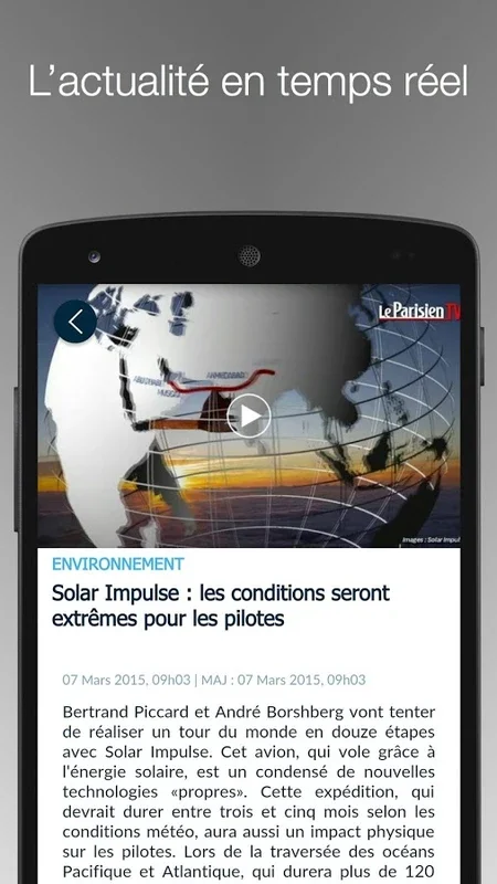 Le Parisien for Android - Stay Informed with the Latest French News