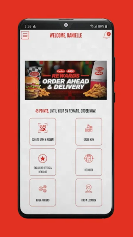 Checkers & Rally's for Android - Order Ahead & Earn Rewards