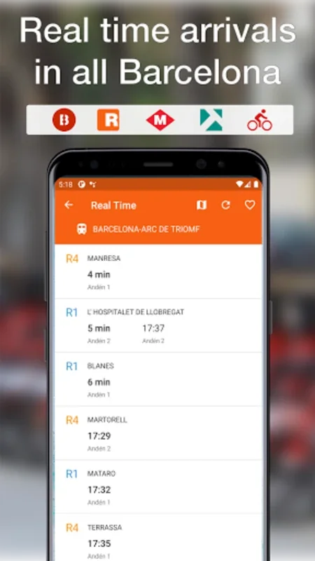 Barcelona Transport - TMB Bus Metro Rodalies Tram for Android