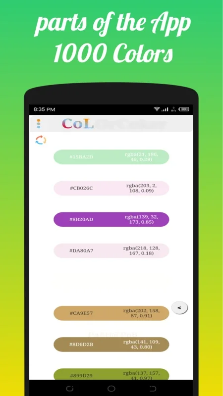 ColorCoker for Android - Color Management and Conversion