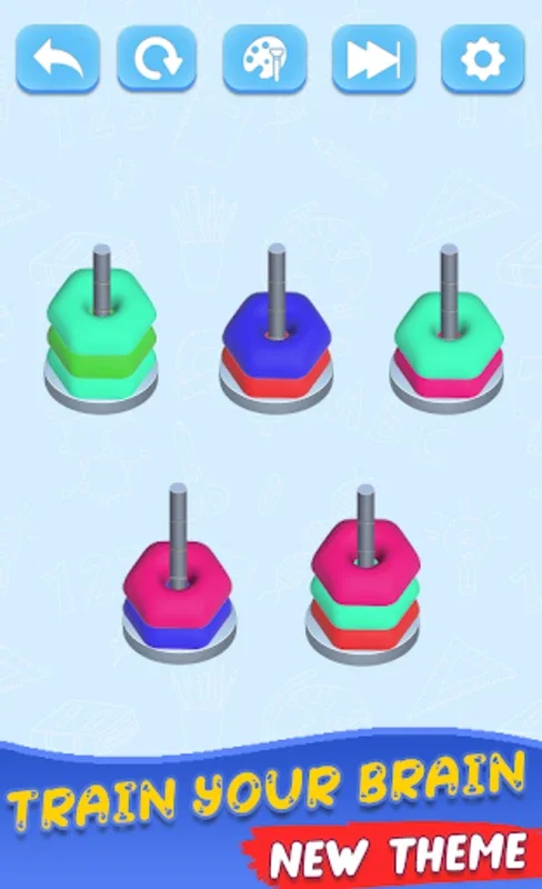 Color Hoop Stack for Android - Engaging Puzzle Game