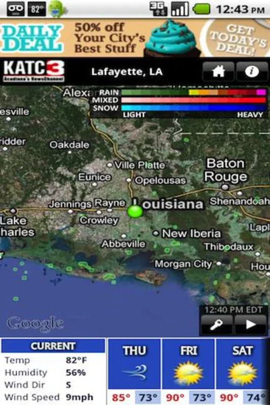 KATC WX for Android - Precise Weather Insights