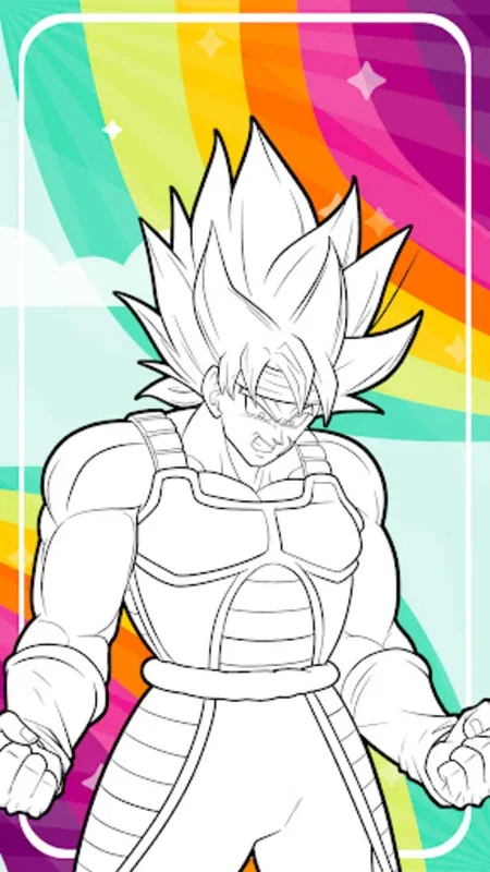 Dragon Super Z Coloring Book for Android - Immersive Anime Art Creation