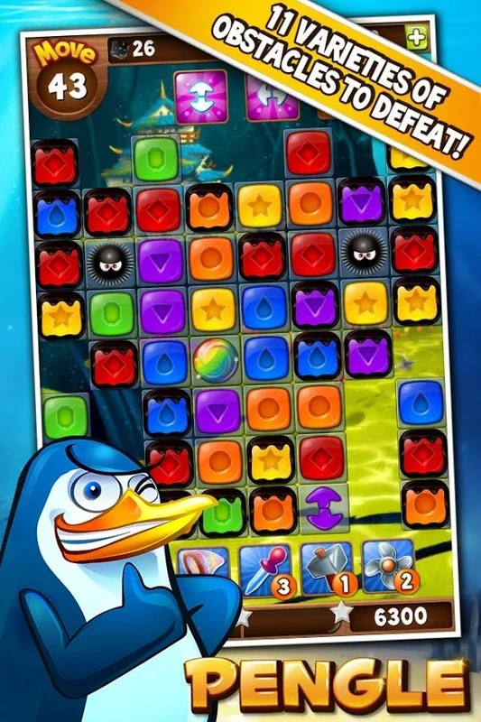 Pengle for Android: Engaging Match-Three Adventure