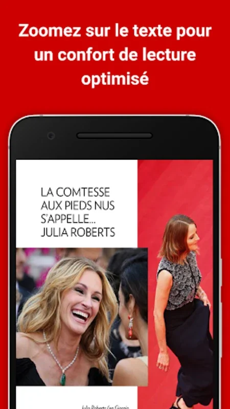 L'ancienne app Paris Match for Android - Experience Iconic Journalism