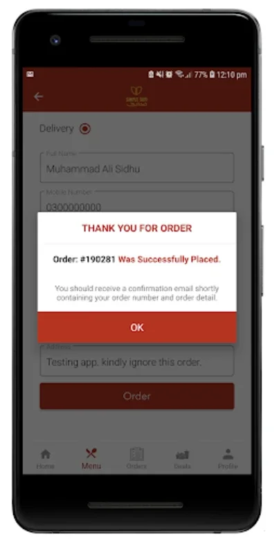 Simply Sufi XPRS for Android: Effortless Meal Ordering