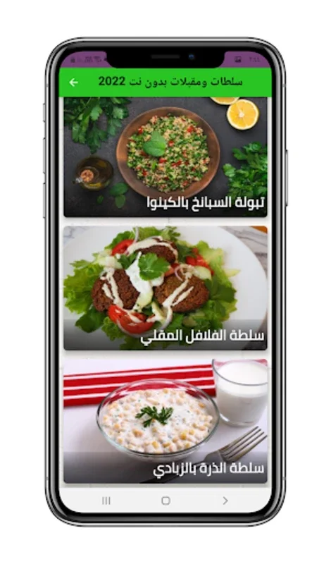 سلطات ومقبلات بدون انترنت for Android: Delicious Offline Recipes