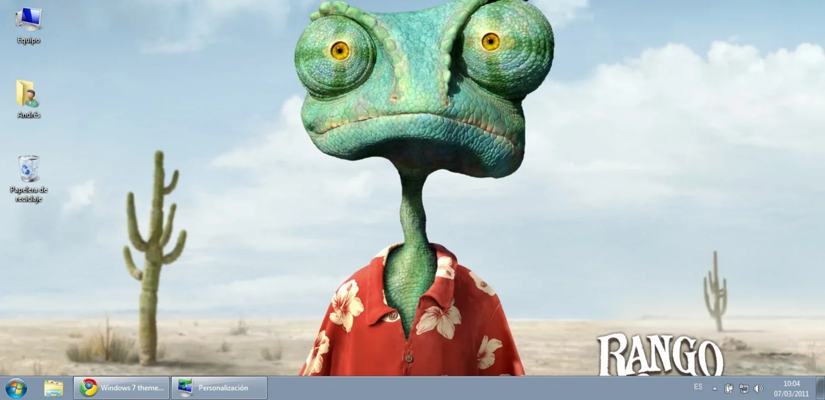 Rango Theme for Windows - Enhance Your Desktop