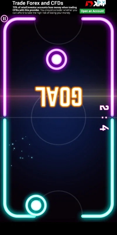 Neon Hockey for Android - Thrilling Air Hockey Game