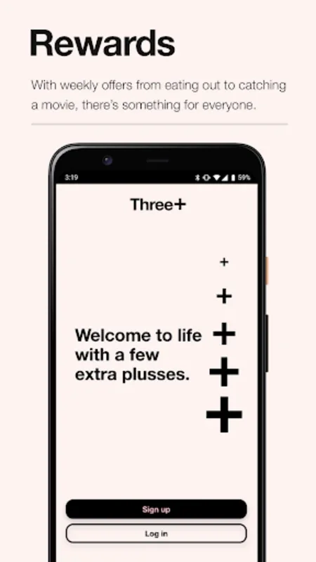 Three+ for Android - Earn Exclusive Rewards