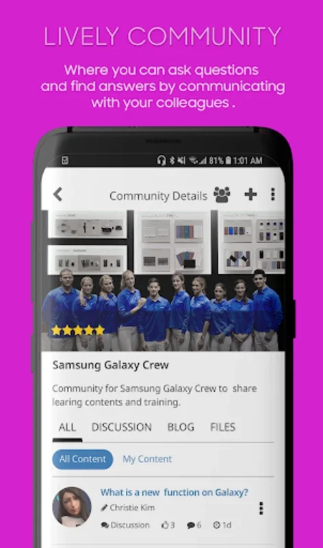 Samsung Plus for Android: Enhancing Learning Experience