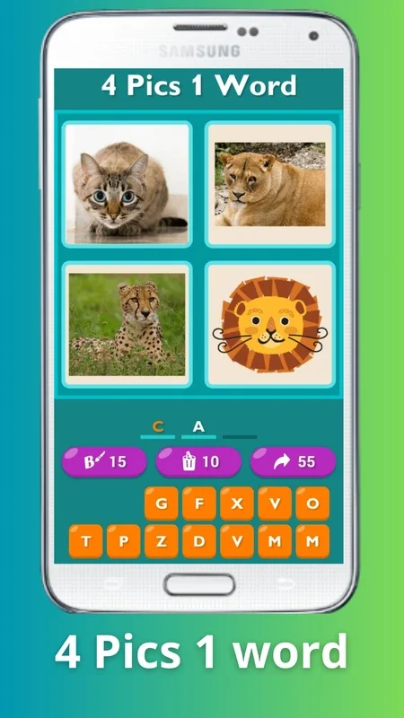 4 Pics 1 Word for Android - Engaging Word Puzzle