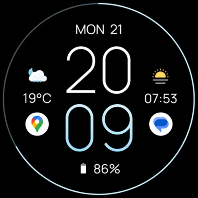 MNML Thin for Android: Sleek & Customizable Watch Face