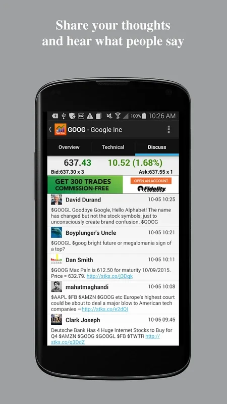 StockTracker for Android - Real-time Stock App for Trading