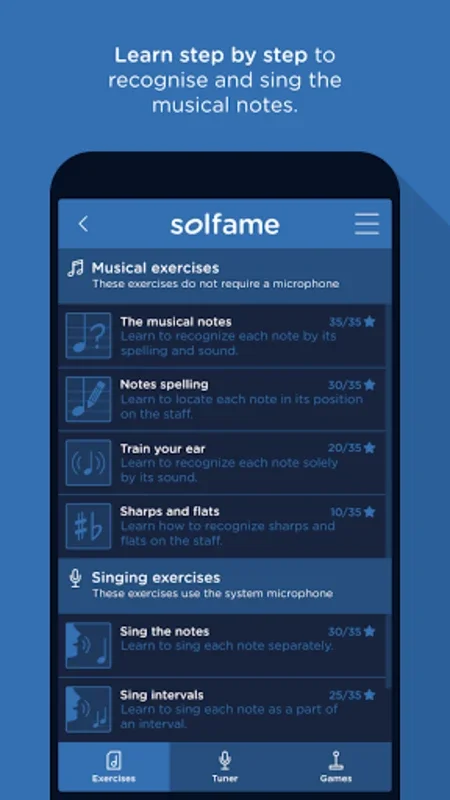 SolFaMe: Voice tuner & singing for Android - Download the APK from AppHuts