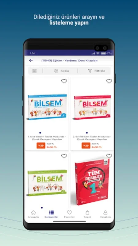 Kitapçı for Android - Effortless Shopping Experience