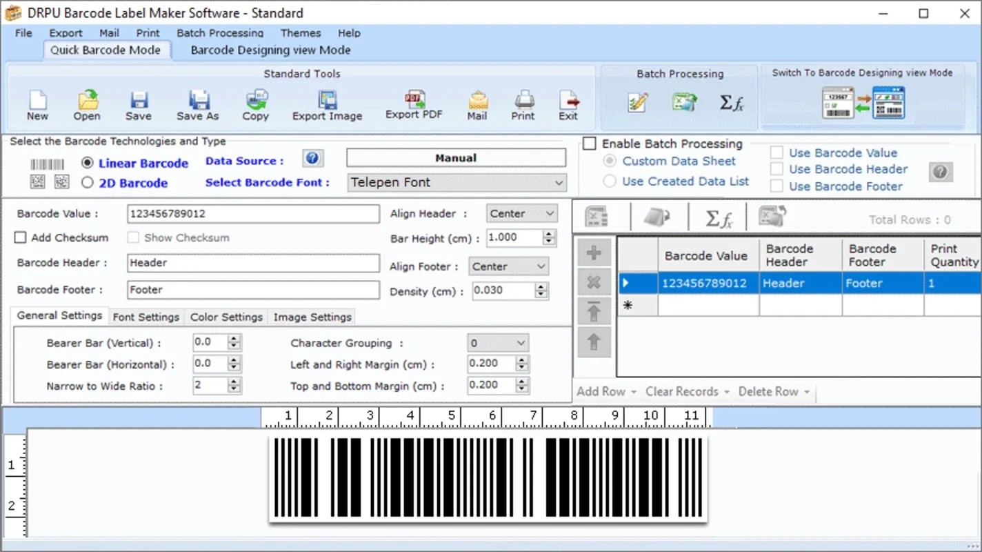 Business Barcode Maker Software for Windows - Efficient Barcode Creation