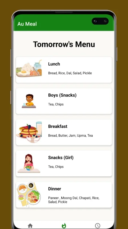 Aumeal for Android - Manage Your College Mess Easily