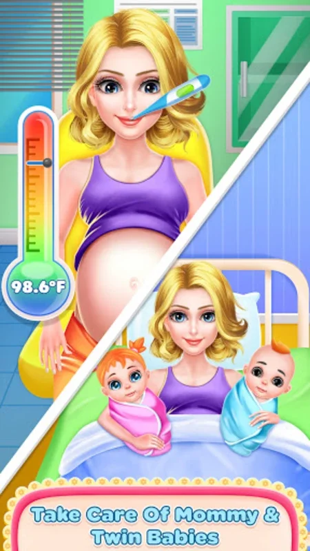 Pregnant Mommy And Twin Baby C for Android - Immersive Parenting