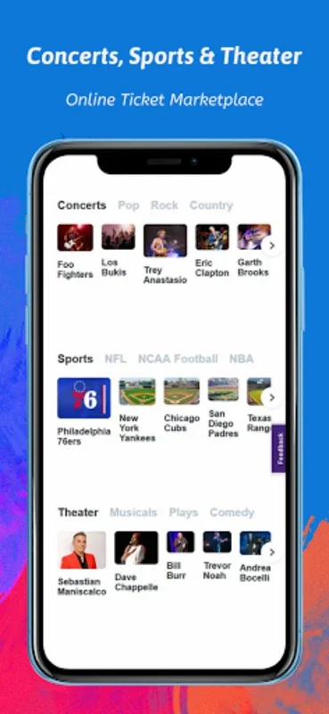 Events Tickets: Sports Tickets on Android - Affordable and Convenient